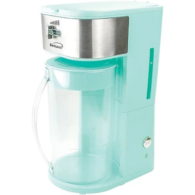 Brentwood 64oz. Blue Iced Tea and Coffee Maker