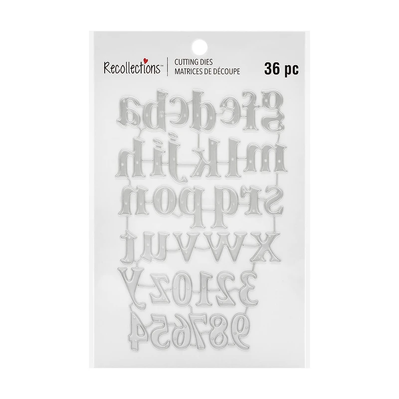 Alphabet & Number Cutting Die by Recollections™