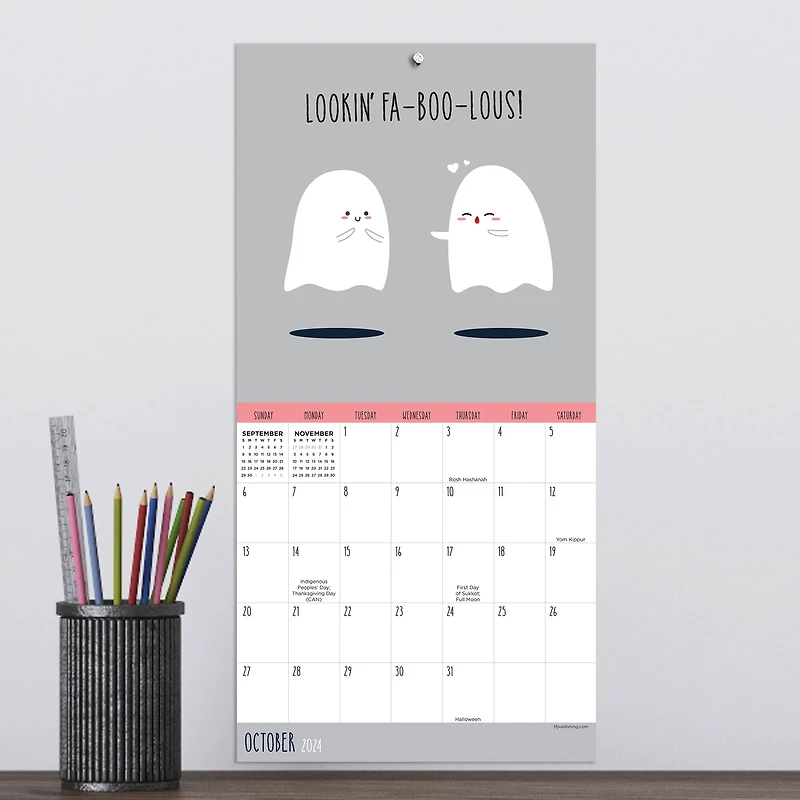 TF Publishing 2024 Puns Mini Calendar