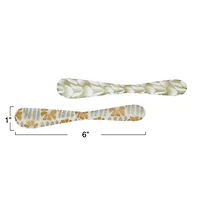 Hello Honey® Floral Enameled Stainless Steel Spreader Set