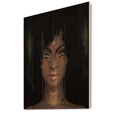 Designart - Portrait of African American Woman II