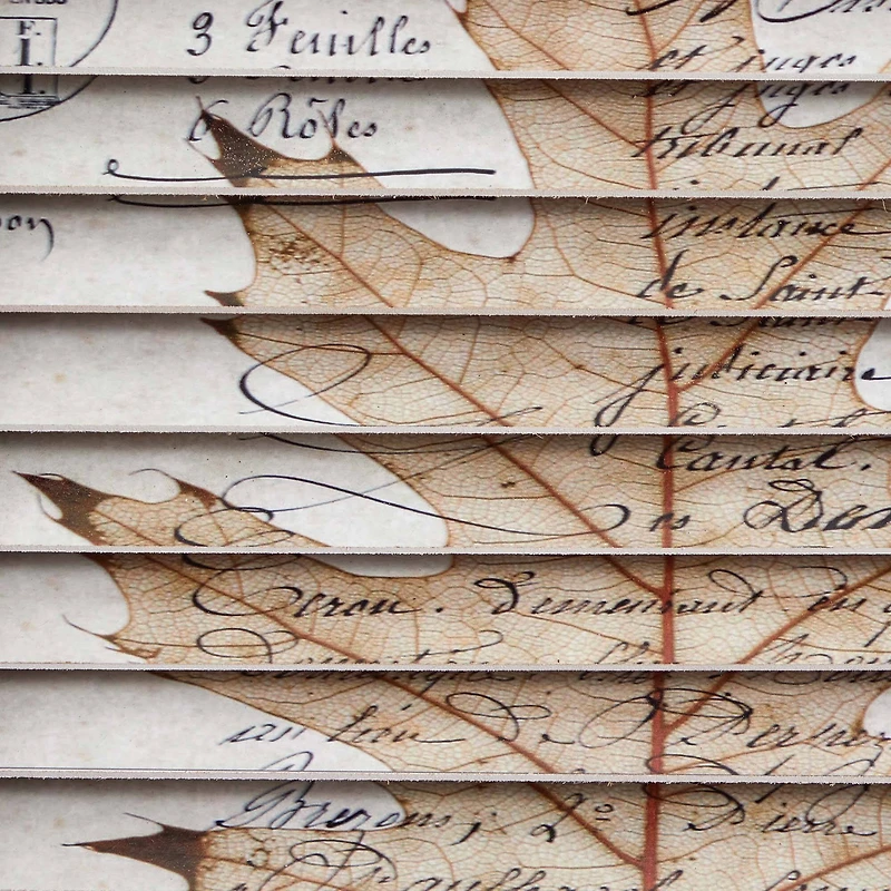 Maple Leaf Window Shutter Wall Décor