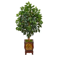 4ft. Ficus Tree in Decorative Planter
