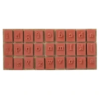 12 Pack: Lowercase Alphabet Wood Stamp Set by Recollections™
