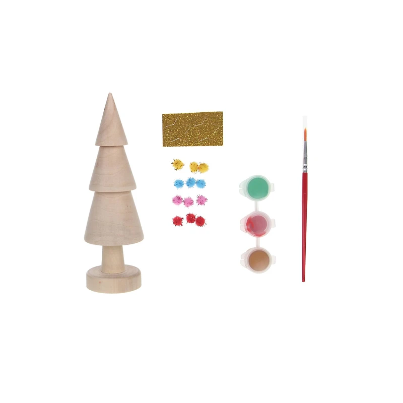 7.75" Wood Christmas Tree Kit by Creatology™