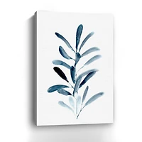 Farmhouse Leaves Blue III Canvas Giclee