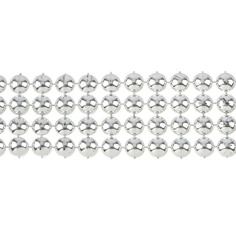 1.45" Silver Circle Mesh Trim by Celebrate It® Fashion Mode