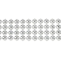 1.45" Silver Circle Mesh Trim by Celebrate It® Fashion Mode