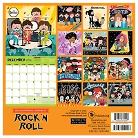 TF Publishing 2024 Rock n Roll Biographies Mini Calendar