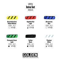 Golden® OPEN Slow-Drying Acrylics Intro Set