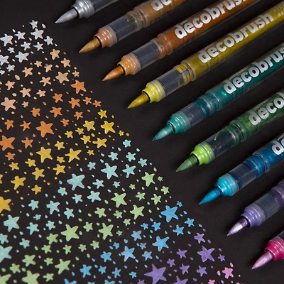 Karin DécoBrush 10 Color Metallic Marker Set