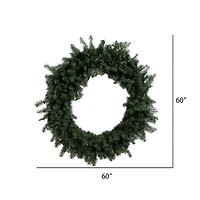 60" Canadian Pine Wreath