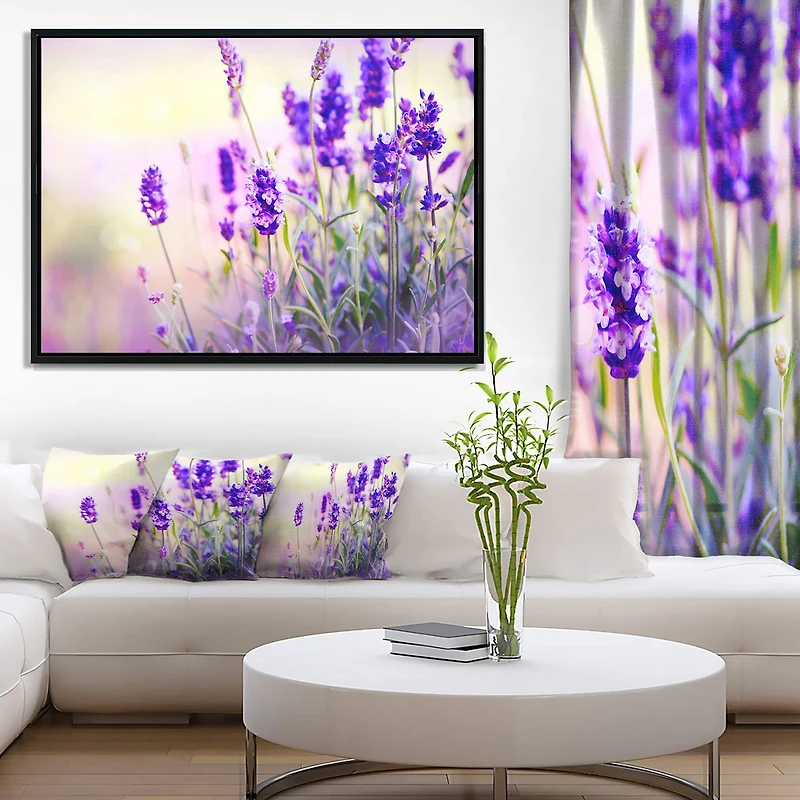Designart - Purple Lavender Field