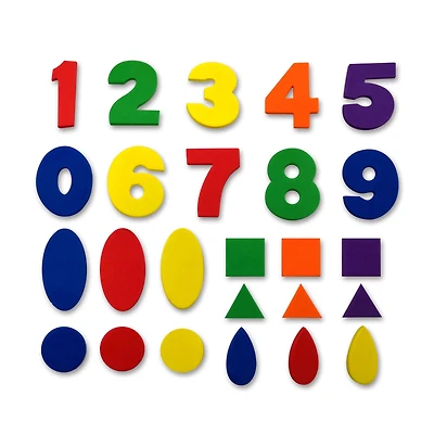Shapes & Numbers Foam Stickers by Creatology™
