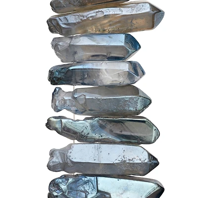 12 Pack: Blue Luster Crystal Stone Nugget Beads by Bead Landing™