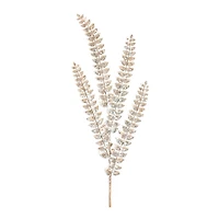 Champagne Gold Glittered Fern Spray, 24ct.