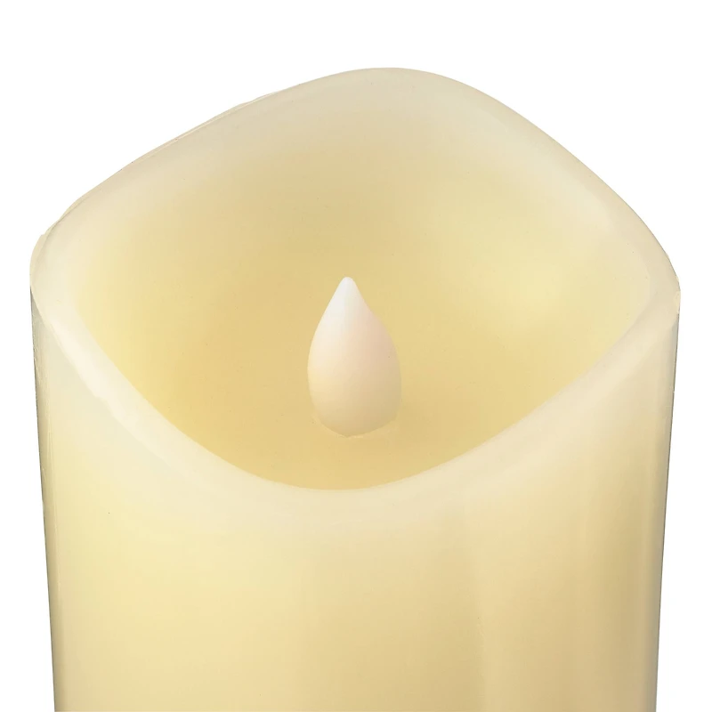 6 Pack: 3" x 8" LED Flame Pillar Candle by Ashland®