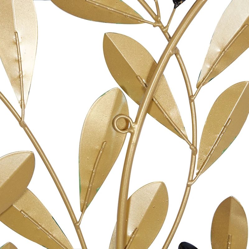 40" Green Metal Coastal Wall Décor