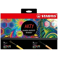 STABILO® 68-Piece ARTY 34 point 88 & 34 Pen 68 Hero Set