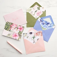Floral Flat Cards & Envelopes by Recollections