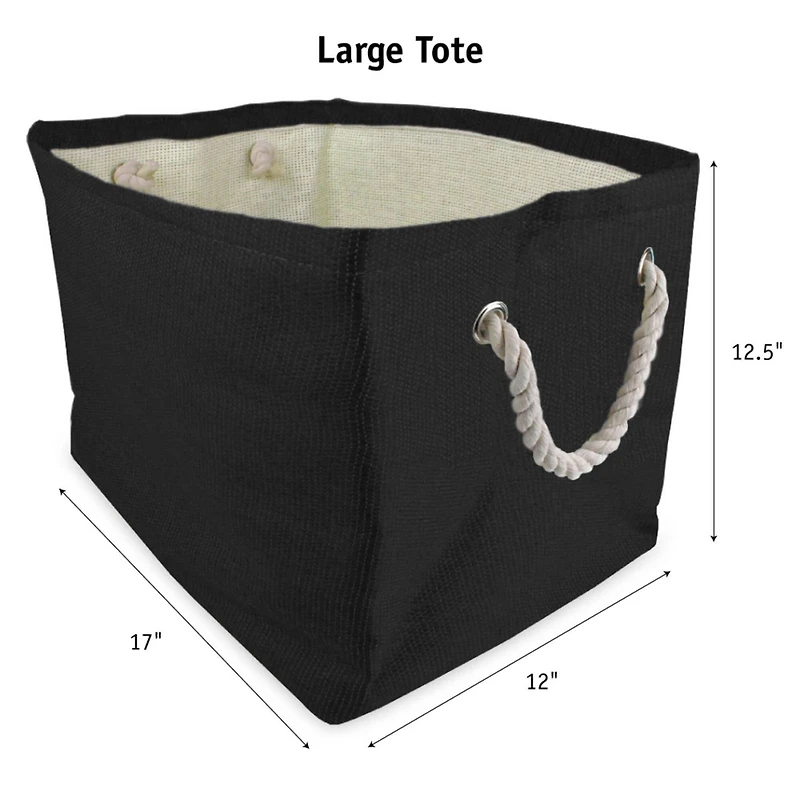 DII® Large Rectangle Solid Gray Paper Bin