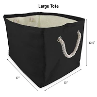 DII® Large Rectangle Solid Gray Paper Bin