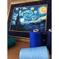 RIOLIS Starry Night after Van Gogh Counted Cross-Stitch Kit
