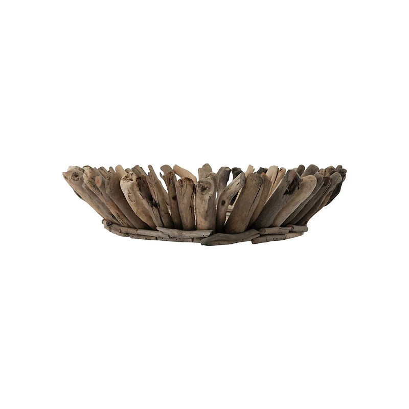 Hello Honey® 26" Natural Coastal Decorative Driftwood Oval Tray