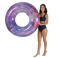 PoolCandy Glitterfied® RealPrint® Glitter Galaxy Jumbo Pool Tube