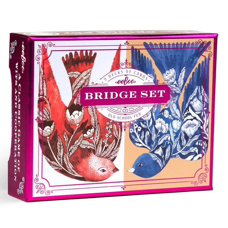 eeBoo Piece & Love Malin's Birds Bridge Playing Card Set