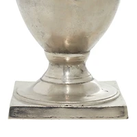 The Novogratz 18" Silver Contemporary Metal Wine Cooler