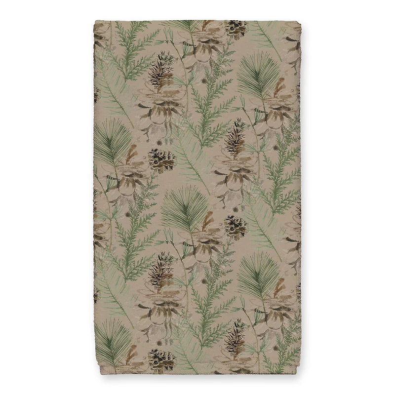 Brown Merry Christmas Cardinal Tea Towel Set