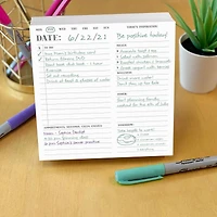 TF Publishing Undated Basic Daily Planning Desktop Note Block