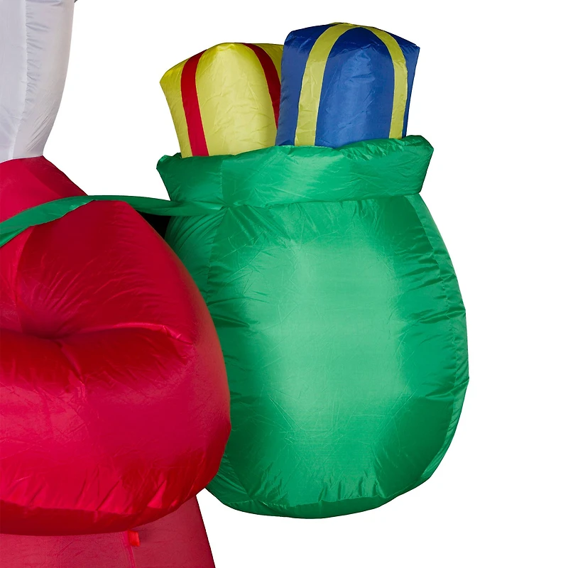 Glitzhome® 12ft. Inflatable Santa With Lights