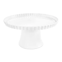 6 Pack: 10" White Melamine Cake Stand by Makery®