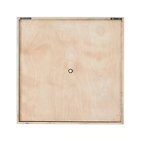 Blue Wood Coastal Abstract Art Wall Decor, Set of 4 16" x 16"