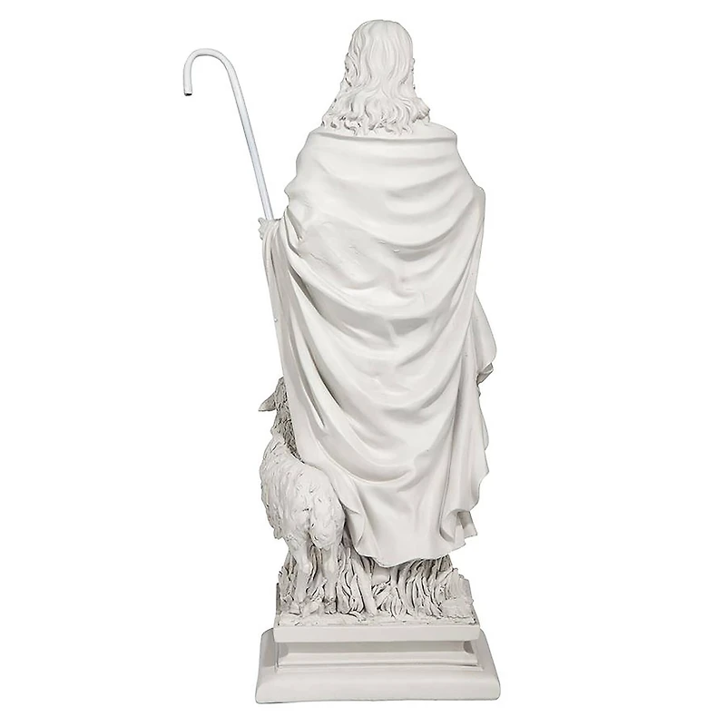 Design Toscano 28" Jesus The Good Shepherd Garden Statue