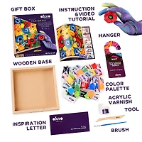 OKTO DIY Wood & Craft Freedom Flowers Clay Kit