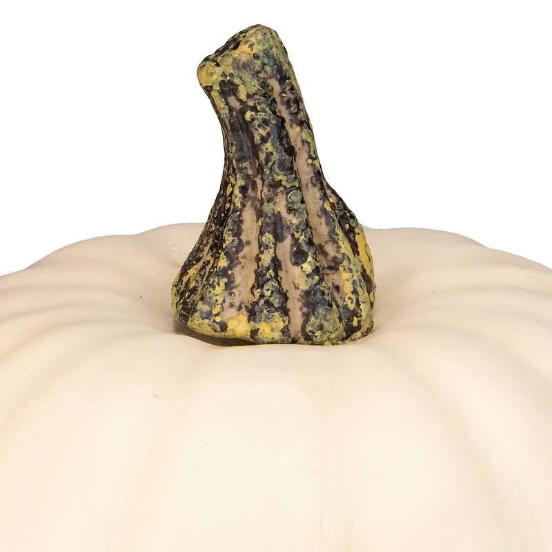 8.5" Cream Pumpkin Tabletop Décor