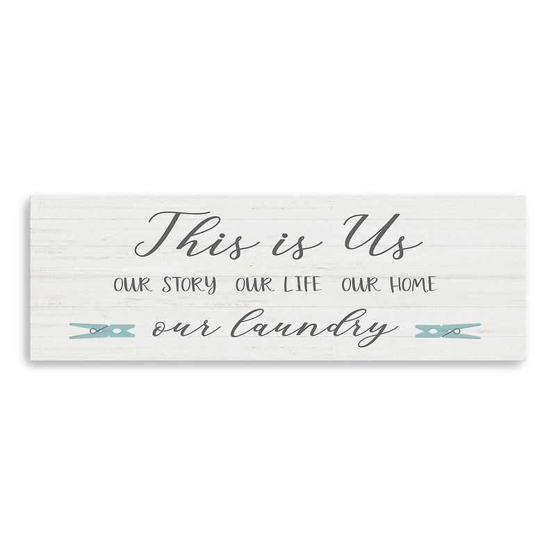 Us and Our Laundry Canvas Giclee