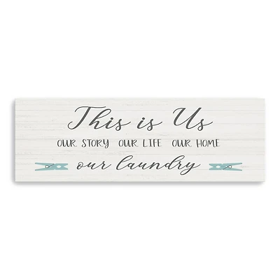 Us and Our Laundry Canvas Giclee