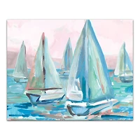 Out In The Bay 20" x 16" Canvas Wall Art
