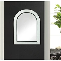 Nikki Chu Bicocca Wall Mirror with Black Trim