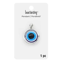Blue Evil Eye Spinner Pendant by Bead Landing™
