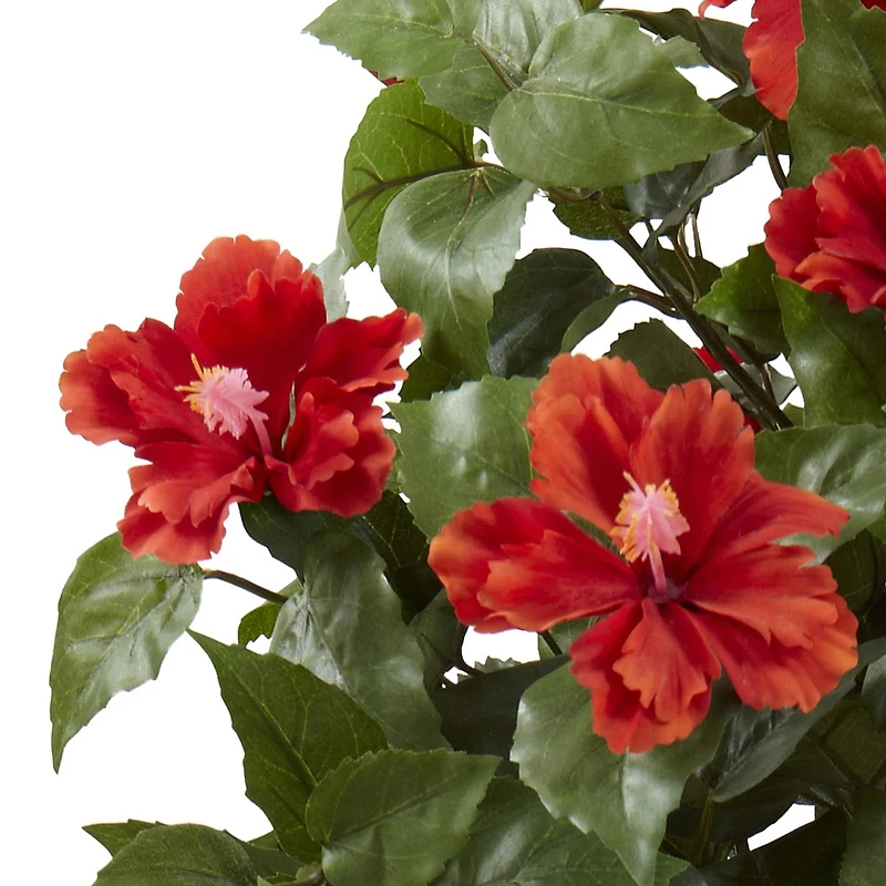 3ft. Hibiscus Topiary Plant in Decorative Planter