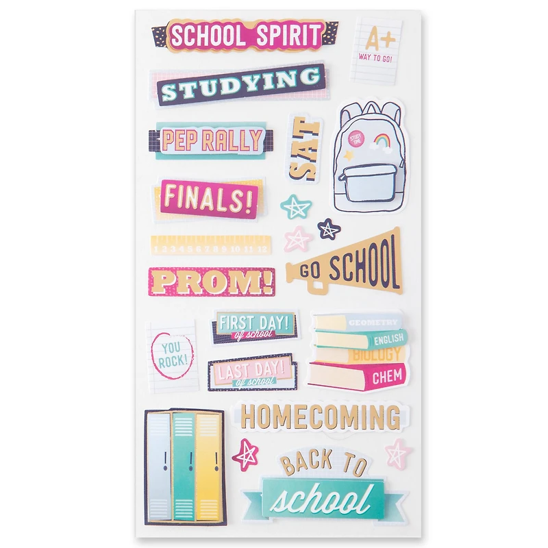 High School Dimensional Stickers by Recollections™
