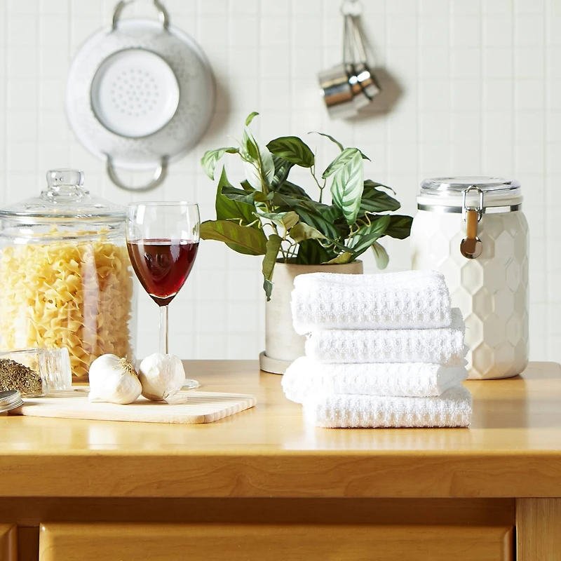 DII® Solid Waffle Terry Dishtowel