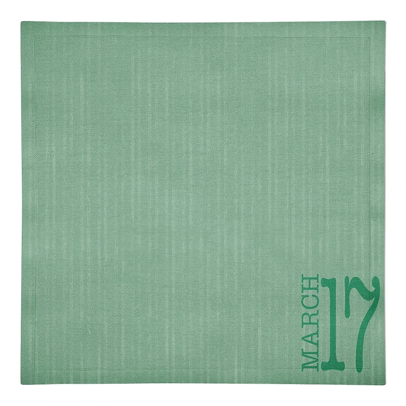Large March Napkin 10" x 10" Cotton Twill Napkin