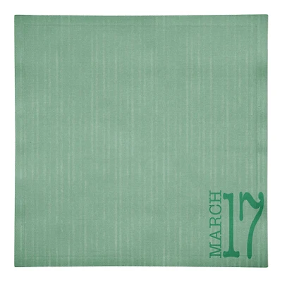 Large March Napkin 10" x 10" Cotton Twill Napkin