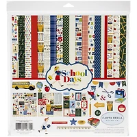 Carta Bella Paper Co. School Days Collection Kit, 12" x 12"